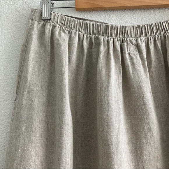 Flax Tan Midi Skirt - Picture 7 of 10